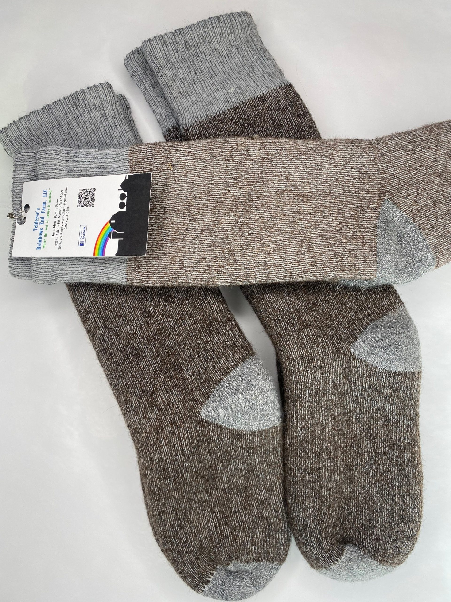 Icelandic and Alpaca Wool Blended Socks