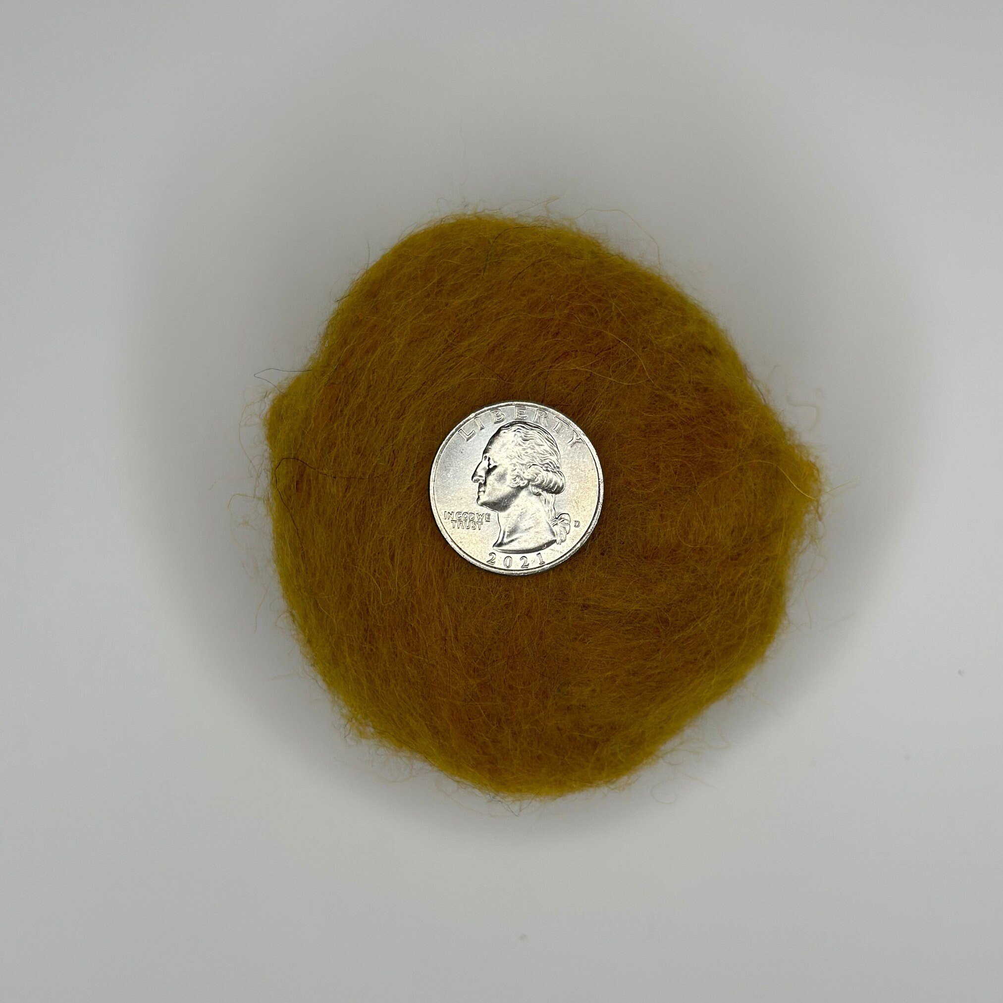 Icelandic Wool Roving Ball - Sunshine Yellow - Image 3