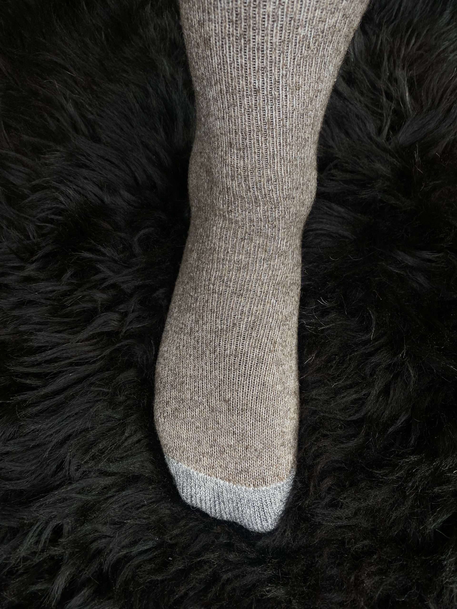 Icelandic and Alpaca Wool Blended Socks - Image 6