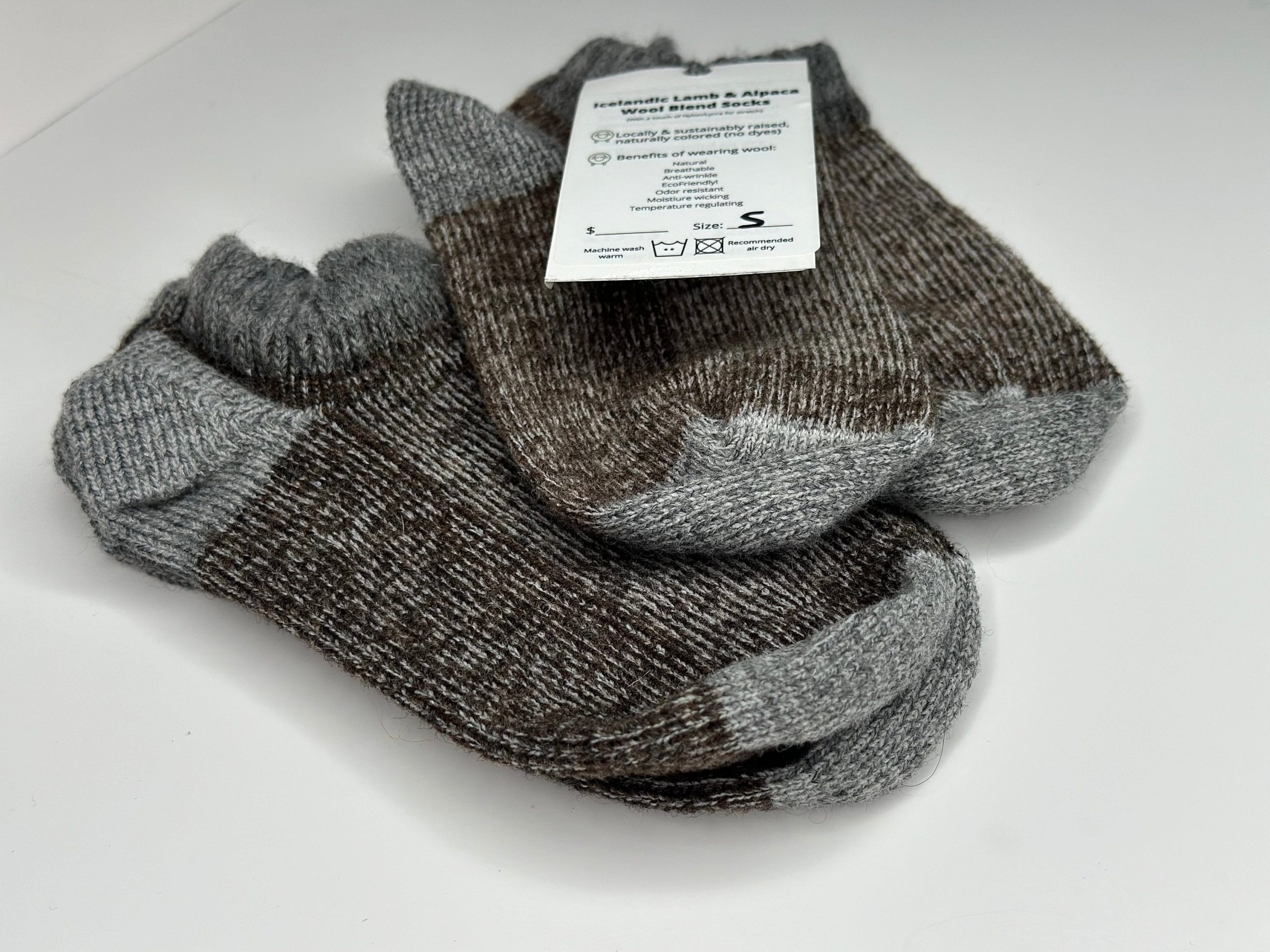 Icelandic and Alpaca Wool Blended Golf Socks - Image 3