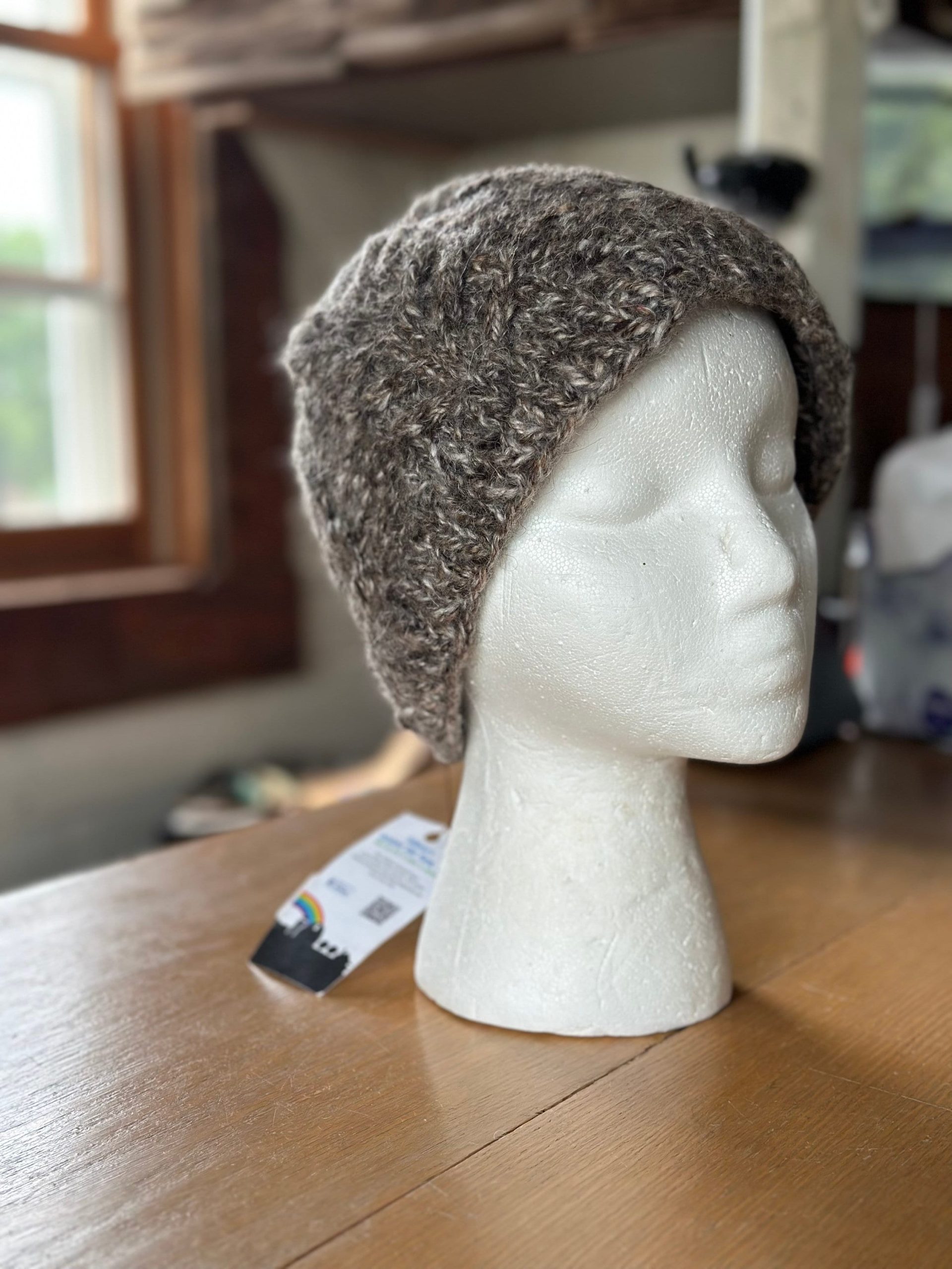 Hand-Spun Icelandic Wool Tortoiseshell Hat