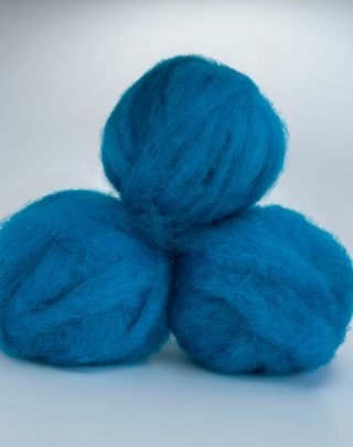 Icelandic Wool Roving Ball - Turquoise