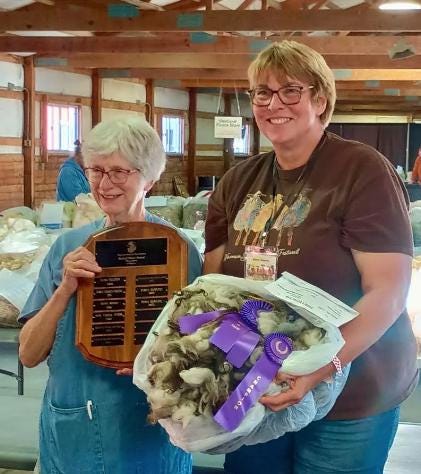 Jasmine w/Merino -Natural Yarn - pastured prize-winning Icelandic Sheep in USA - Image 6