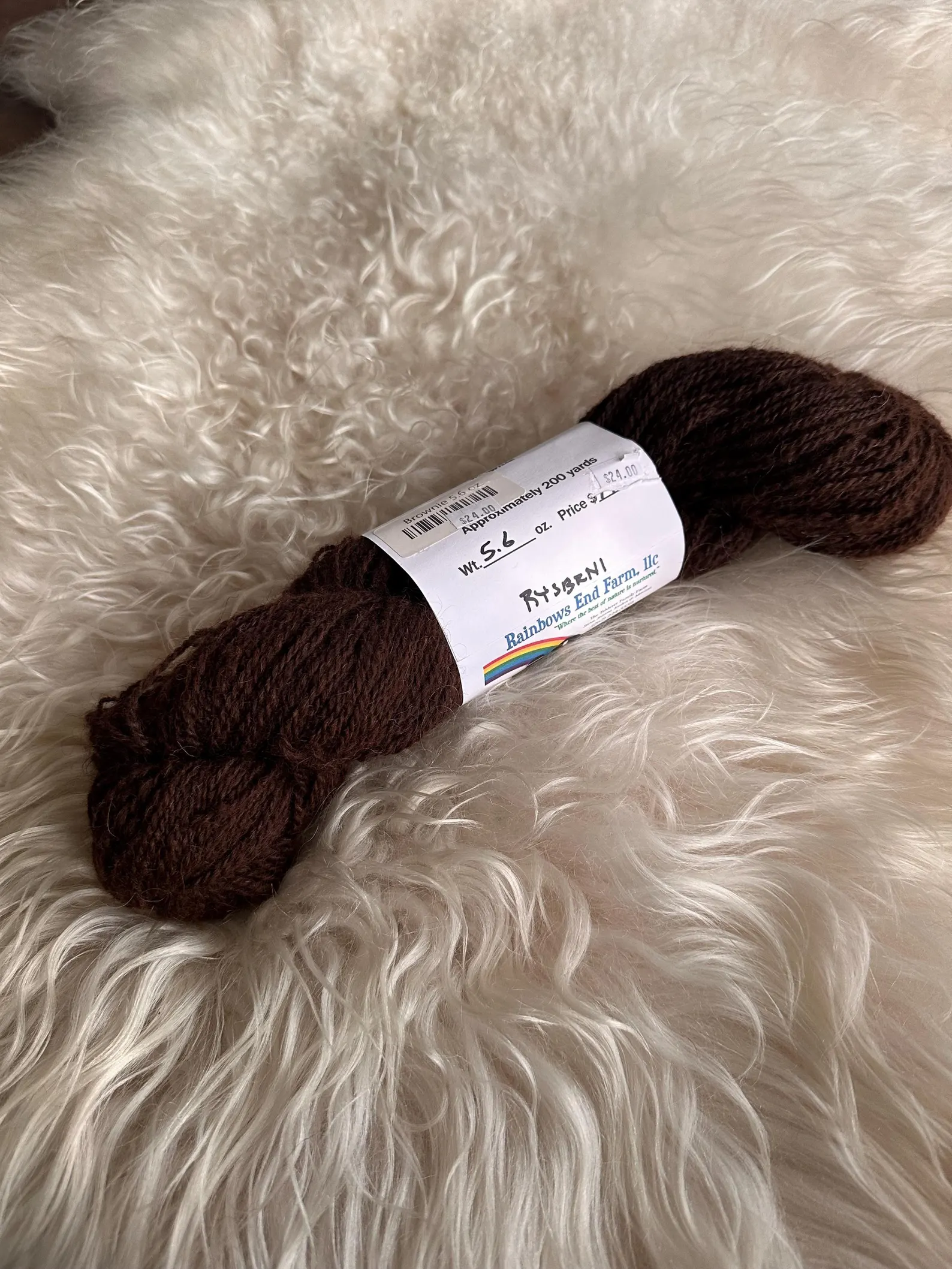 Brownie - Made in USA yarn